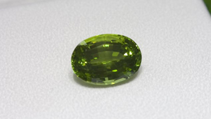 10.59-ct. Oval Cut Burmese Peridot
