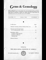 Gems & Gemology, Fall 1944, Vol. 4, No. 11