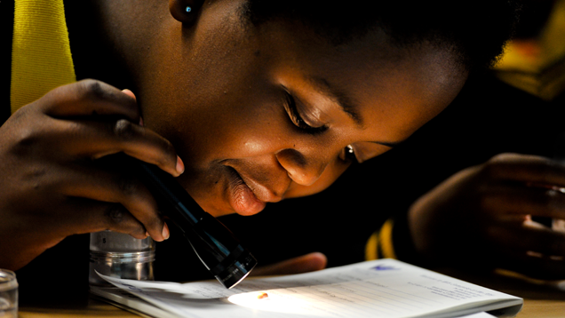 African Students Discover the Wonder of Gems African Students Discover the Wonder of Gems